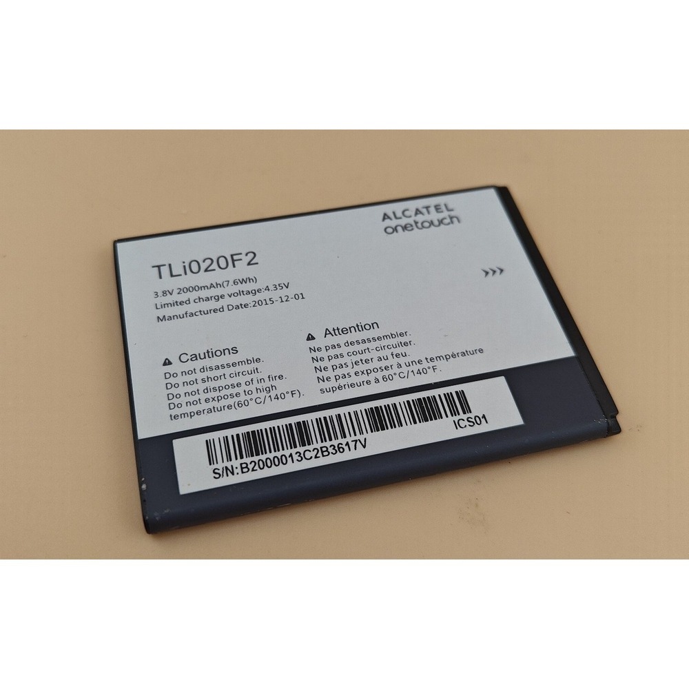TCL Alcatel Battery TLI017C1 Replacement 5027B 4060A Pixi Dawn Phone Power